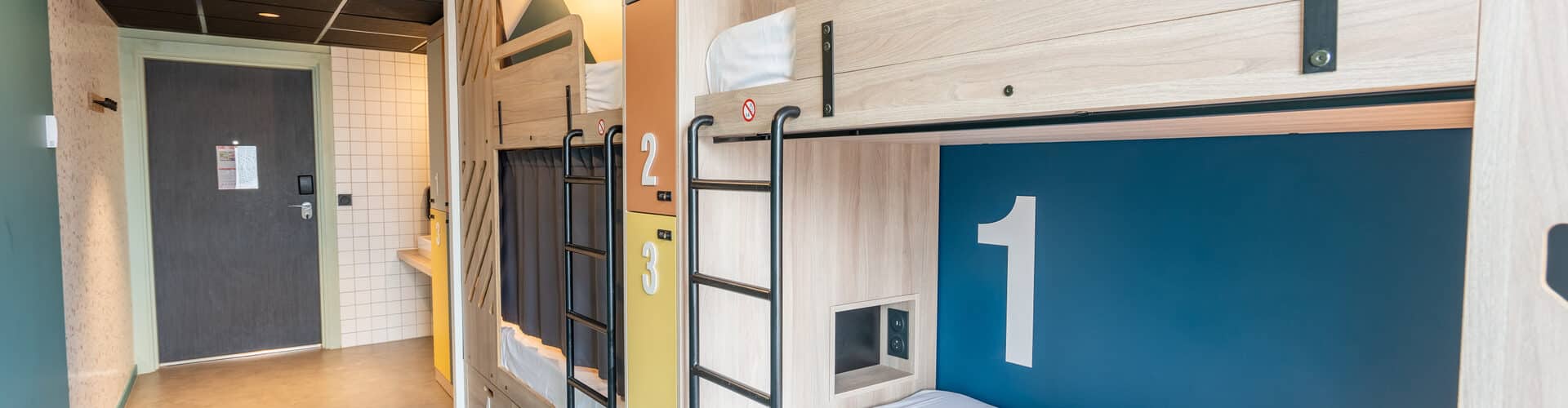 Dortoir privatisable et confortable à l’hostel Whoo Bordeaux Bacalan, une solution flexible pour groupes ou voyageurs en solo